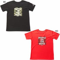 カッパ ジュニア キッズ 冷感半袖Tシャツ 半袖Tシャツ トップス カジュアルウェア ブラック 黒 レッド 赤 送料無料 Kappa 115624
