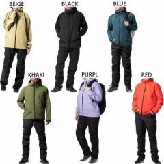 上下セット マック メンズ レインスーツ レインウェア カッパ 自転車 アウトドア 登山 釣り セットアップ ブラック 黒 ブルー レッド 青 