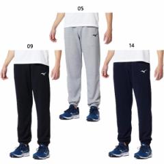 ミズノ メンズ レディース スウェットパンツ トレーニングウェア スエット パンツ ボトムス ロングパンツ ブラック 黒 グレー ネイビー 
