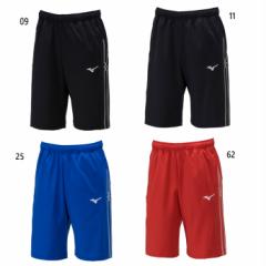 ミズノ メンズ レディース MCライン ウォームアップハーフパンツ ジャージ パンツ ボトムス トレーニング 短パン ブラック 黒 ネイビー 