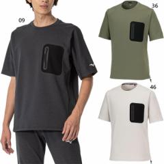ミズノ メンズ レディース ソフトストレッチTシャツ フィットネス トレーニングウェア トップス 半袖Tシャツ ホワイト 白 グレー カーキ 