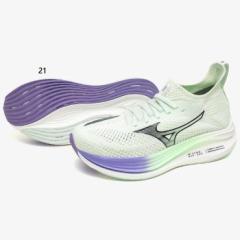 ミズノ レディース ミズノネオ ゼン MIZUNO NEO ZEN ランニングシューズ ジョギング マラソン グリーン 緑 送料無料 Mizuno J1GD2586