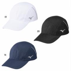 ミズノ メンズ レディース ジュニア ソーラーカットクールホールドキャップ 帽子 スポーツキャップ UVカット ホワイト 白 ブラック 黒 ネ