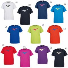 ミズノ メンズ レディース 半袖Tシャツ トップス ロゴ スポーツ トレーニング 吸汗速乾 送料無料 Mizuno 32JA8155