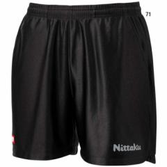 ニッタク メンズ レディース ジュニア サテラショーツ 卓球ウェア ボトムス 吸汗速乾 ブラック 黒 送料無料 Nittaku NW-2515