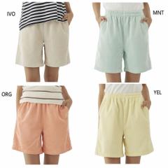 オーシャンパシフィック レディース ショートパンツ カジュアルウェア ボトムス ホワイト 白 イエロー オレンジ 黄色 送料無料 Ocean Pac