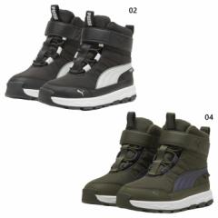 プーマ ジュニア キッズ エボルブ ピュアテックス ブーツ カジュアルシューズ ブラック 黒 カーキ 送料無料 PUMA 392649