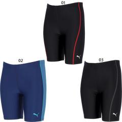 プーマ ジュニア キッズ ボーイズ ロングレングス スイムパンツ スイムウエア スイミング 水泳 ボーイズ水着 ブラック 黒 ネイビー 送料