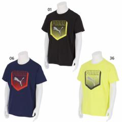 プーマ ジュニア キッズ アクティブスポーツ ACTIVE SPORTS ポリ グラフィック Tシャツ 半袖Tシャツ トップス フィットネス トレーニング