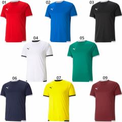 プーマ メンズ チームリーガ TEAMLIGA ゲームシャツ サッカーウェア フットサルウェア トップス 半袖Tシャツ ホワイト 白 ブラック 黒 ブ