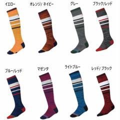ローリングス メンズ レディース ラインミックスロングソックス 杢 野球用品 ソフトボール 練習試合 ブラック 黒 グレー ブルー レッド 