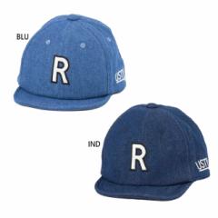 ラスティ ジュニア キッズ デニムキャップ 帽子 ワッペン カジュアル ブルー 青 送料無料 RUSTY 962904