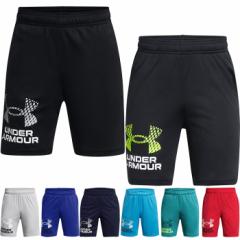 アンダーアーマー ジュニア キッズ UAテック ロゴ ショーツ トレーニング ハーフパンツ ボトムス ブラック 黒 グレー ネイビー ブルー レ