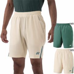 ヨネックス メンズ レディース ユニハーフパンツ テニス バドミントンウェア ボトムス カーキ 送料無料 YONEX 15163