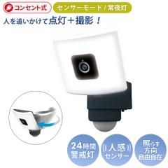 �y52�������z�l���Z���T�[ ���O �h�ƃJ���� ���T�V RITEX 20W���C�h �ǔ��� LED�Z���T�[���C�g Wi-Fi�J�����iC-AC1020TA�j LED ���t��