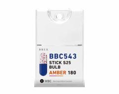 BREX ubNX BBC543 XeBbN S25 ou Ao[ 180 LEDou STICK S25 BULB AMBER 180