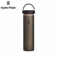 (iA\̔)HYDRO FLASK LIGHT WEIGHT 24oz WIDE MOUTH Obsidian 􂢂₷L^Cv nChtXN gbLO))