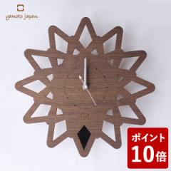 ヤマト工芸 pattern clock S 掛け時計 トゲ ブラック YK14-113 yamato japan