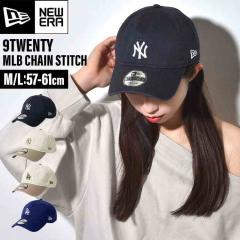 �L���b�v �j���[�G�� NEW ERA 9twenty MLB �`�F�[���X�e�b�` ���f�B�[�X �X�q �t�� LA NY �h�W���[�X �����L�[�X �x�[�X�{�[���L���b�v 