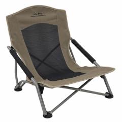 ALPS Mountaineering アウトドア用折りたたみ式チェア カーキ　キャンプ　アウトドア　BBQ　釣り　地べたチェア　座椅子 ALPS Mountaineering アウトドア用折りたたみ式チェア カーキ キャンプ