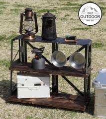 ★WILD OUTDOOR★ワイルドアウトドア★マルチアイアンラック★スタンド★ WILD OUTDOOR マルチアイアンラック アウトドアラックスタンド 靴箱