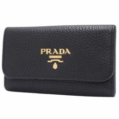 PRADA(v_) 6AL[P[X L[P[X ZA O܂  U[ VITELLO GRAIN NERO ubN S[h 1PG222 fB[X 40