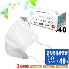  �y�^�C���z�������� 40���Z�b�g ��Ɨl���� �i�g���̂ă}�X�N 2000���j�݌ɂ��� ���L 1��50���~40 �O�w�}�X�N ���{�������� ���F �z���C