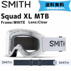 SMITH X~X Squad XL MTB XJbh XL MTB Frame:WHITE zCg Lens:Clear TOX  ꕔn͏