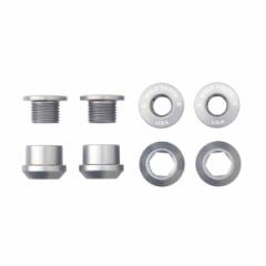 Wolf Tooth EtgD[X Set of 4 Chainring Bolts+Nuts for 1X 4 pcs. Raw Silver 6mm `F[O {gibg 4Zbg 䂤p