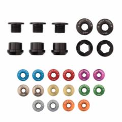 Wolf Tooth EtgD[X Set of 5 Chainring Bolts+Nuts for 1X - 5 pcs. 6mm `F[O {g ibg 5Zbg ] 䂤pP