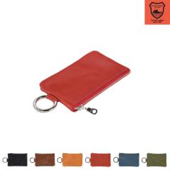 栃木レザー バイカラー 二つ折りウォレット 革 本革 レディース メンズ