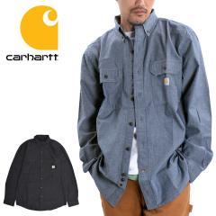�J�[�n�[�g Carhartt �����V���c �����Y �{�^���_�E�� ���[�N�V���c �H�~ �V�����u���[ 104368 USA���f��