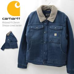 Carhartt �J�[�n�[�g �f�j�� �W���P�b�g �V�F���p �����Y  �A�E�^�[ G�W���� �H�~ ���{�A �����b�N�X�t�B�b�g �傫���T�C�Y 106323