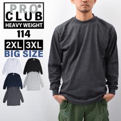�傫���T�C�Y �v���N���u PROCLUB �w�r�[�E�F�C�g ���� T�V���c �N���[�l�b�N 114 ����T 2XL 3XL �������� �y���[���֔z���z