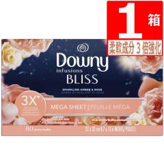 �_�E�j�[�V�[�g MEGA �C���t���[�W���� BLISS �A���o�[�A���h���[�Y 80���~1�� Downy Mega Sheet Infusions BLISS AMBER&ROSE �_��ܐ���