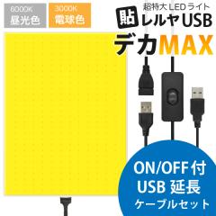 (ON/OFF�X�C�b�`�t�Z�b�g)������ LED���C�g USB�d�� �\������ �f�JMAX�i�}�b�N�X�j �����F6000K/�d���F3000K ���邭�Ƃ点��3000���N�X