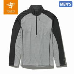 Z[ tHbNXt@C[ Foxfire Y gbvX TSE[n[tWbv TS Wool Half Zip nCLO  CgO[ T-FOX52152670