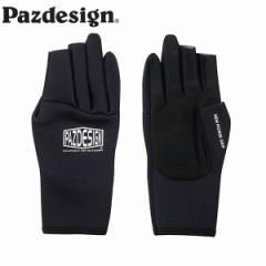 pYfUC Pazdesign PGV-042 Nv3tBK[XO[uII ubNzCg CHLOROPRENE 3 FINGER LESS GLOVES II PAZPGV