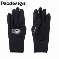 pYfUC Pazdesign PGV-043 Nv5tBK[O[uII ubNzCg CHLOROPRENE 5 FINGER GLOVES II PAZPGV043BWT