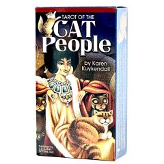 �^���b�g�E�I�u�E�U�E�L���b�g�E�s�[�v�� Tarot of the Cat People Deck �^���b�g�J�[�h 78�� �^���b�g�肢 �l�R ���{�������t�� ���K