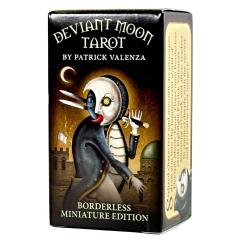 �f�B�r�A���g�E���[���E�^���b�g �{�[�_���X �~�j Deviant Moon Tarot Borderless Miniature Edition �^���b�g�J�[�h 78�� �^���b�g �~�j