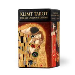 �N�����g �^���b�g �S�[���f�� �~�j �G�f�B�V���� Klimt Tarot Pocket Golden Edition �^���b�g�J�[�h 78�� �}���Z�C���� �肢 ���{���