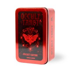 �I�J���g�E�^���b�g�E�|�P�b�g�E�G�f�B�V���� �ʓ��� Occult Tarot Pocket Tin Edition �^���b�g�J�[�h ���� �_�[�N�l�X 78�� �^���b�g��
