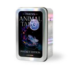 �I���G���X�E�A�j�}���E�^���b�g�E�|�P�b�g�E�G�f�B�V���� �ʓ��� Oriens Animal Tarot Pocket Tin Edition ���� 78�� �^���b�g�J�[�h �^