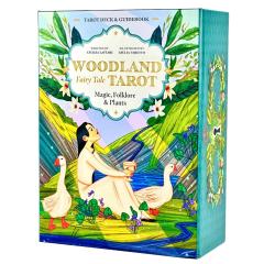 �E�b�h�����h�E�t�F�A���[�E�e�[���E�^���b�g Woodland Fairy Tale Tarot �^���b�g�J�[�h 78�� �E�F�C�g�� �^���b�g�肢 ���{�������t