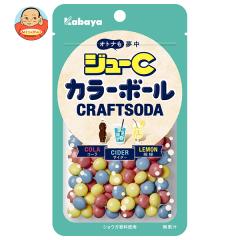 カバヤ ジューCカラーボール クラフトソーダ 45g×10袋入×(2ケース