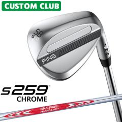�J�X�^�� �s�� S259 CHROME �N���[�� �E�F�b�W �E�p N.S.PRO MODUS3 TOUR 120 �X�`�[���V���t�g  2026���f�� ���{���K�i PING ���[�J�[�J