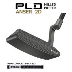 s PLD MILLED PUTTER ANSER 2D PING COMPOSITE-BLK 233 Vtg K^dグ Y Ep  s[GfB[ ~hp^[ AT