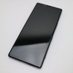 美品 SOV40 Xperia 1 ブラック スマホ 本体 白ロム 中古