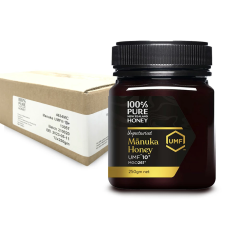 �P�[�X����SALE! 100%PURE NEWZEALAND HONEY MANUKA UMF10+ (MGO263mg/kg)�}�k�J�n�j�[ 250g 12�y�͂��݂�/�j���[�W�[�����h�Y/���A��